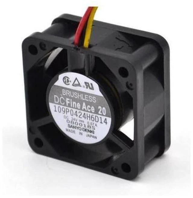 Alt view image 2 of 6 - 4020 cooling fan 24V 109P0424H6D14 numerical control machine tool inverter fan 10 pcs\/lot