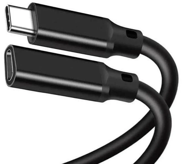 Main image of 3.3FT USB-C Extension Cable, USB 3.2 Gen 2x2 20Gbps Male to Female Cord, 5A PD 240W Fast Charging & 4K@60Hz Video Cable for MacBook, iPad Pro, iPhone 15/16, SSD, Switch - Black