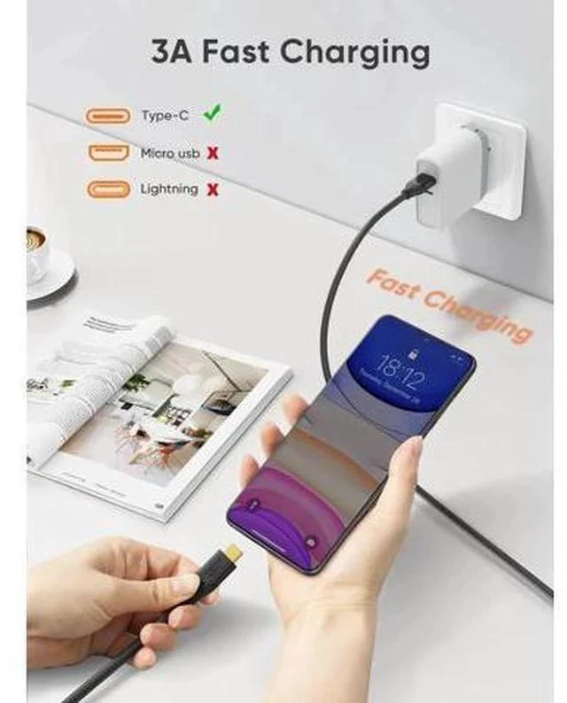 Alt view image 7 of 7 - CableCreation USB A to USB-C Short Cable 1FT/0.3M|USB3.2 Gen2 10Gbps High Speed Cord, 3A Charging & Android Auto for External SSD, MacBook, Galaxy S21, iPhone 15/16 Series
