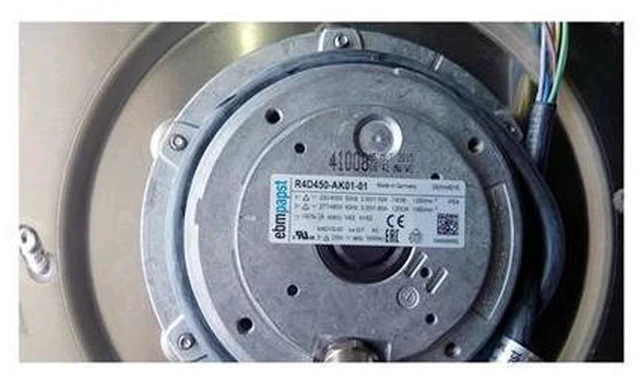 Alt view image 3 of 3 - 230V 56/60HZ Germany ebmpapst R4D450-AK01-01 cooling fan Diameter 450mm 1490RMP centrifugal fan