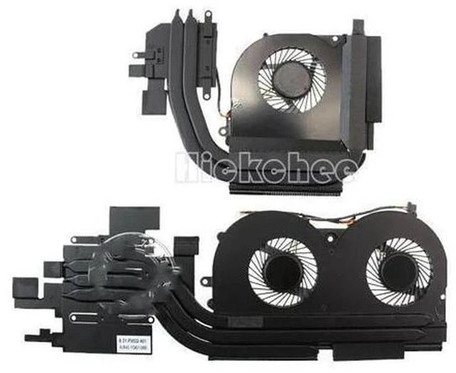 Alt view image 2 of 5 - Gpu and Cpu cooling fan for thermal module heatsink Clevo P950 P950EN P950ER P950HR