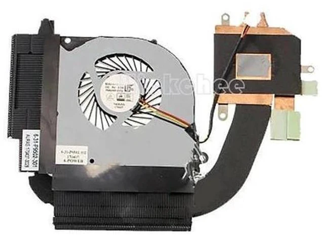 Alt view image 3 of 5 - Gpu and Cpu cooling fan for thermal module heatsink Clevo P950 P950EN P950ER P950HR