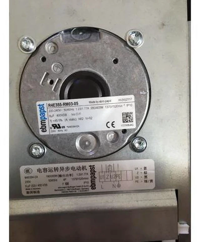Alt view image 2 of 2 - R3G355-RB03-10 ABB R8 inverter fan R4E355-RM03-05 German original EC fan