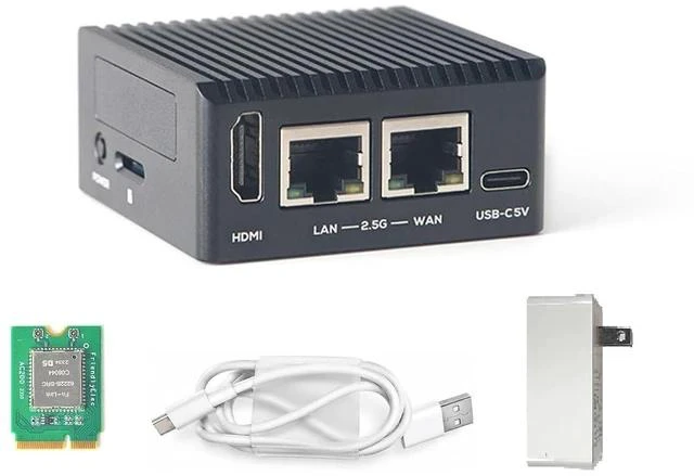 Main image of NanoPi R76S4+64,with WiFi+Power Supply