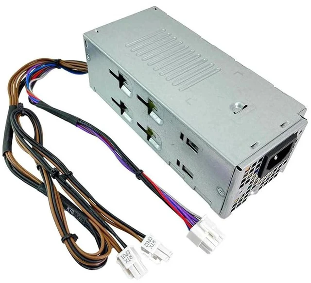 Alt view image 2 of 6 - PSU for De ll Opti Plex 5000 7000 Micro 3460 260W Power Supply L260EBS-00 D260EBS-00 H260EBS-00 AC260EBS-00