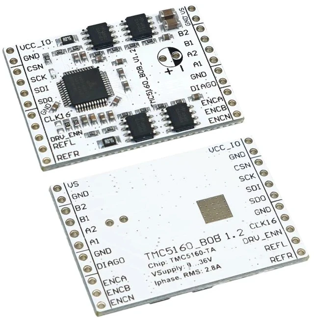 Alt view image 2 of 7 - Integrated Stepper Motor Driver Module with Incremental Encoder Input and Left/Right Limit Switch Input Support SPI and UART Communication
