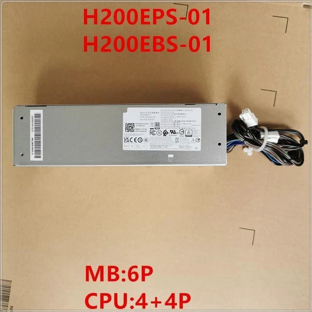 Alt view image 2 of 3 - H200EPS-01 H200EBS-01 AC200EBS-01 L200EBS-01 PCK019 52C2P KMJP5 K92TW R4T90 5TVM5 Original New 200W Power Supply for De ll Opti Plex 3080 5080 7080