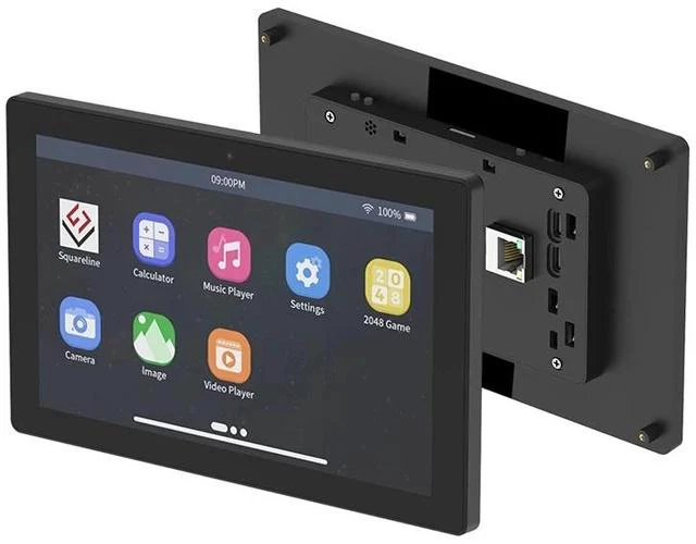 Main image of 7" IPS Capacitive Touch Display Development Board ESP32-P4 + ESP32-C6 Dual-Core, with 2MP Camera, 1024×600, WiFi 6 & Bluetooth 5, for HMI/AI Vision/Smart Home