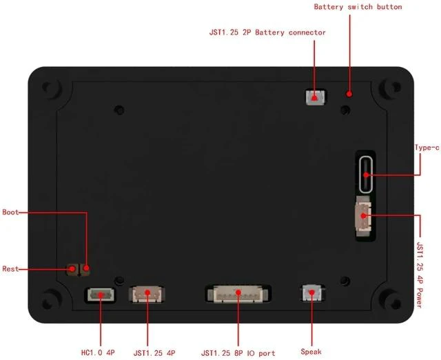 Alt view image 3 of 3 - 3.5" IPS Touch Display ESP32-S3 Development Board Wi-Fi & Bluetooth, 16MB Flash, Speaker Support