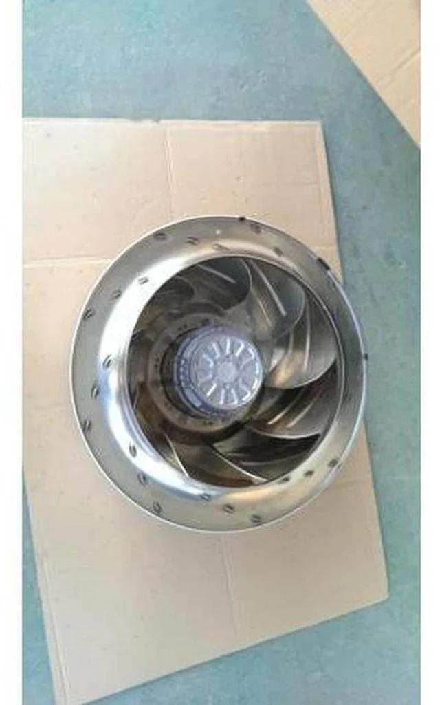Alt view image 3 of 4 - New ABB Inverter Fan R4D560-AQ03-01 Original EBM Dual Voltage 230/400V AC Centrifugal fan