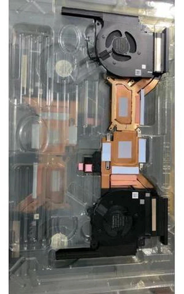 Alt view image 4 of 6 - Cpu cooling fan with heatsink for X17 R2 fru part number 0YV8VF 3080
