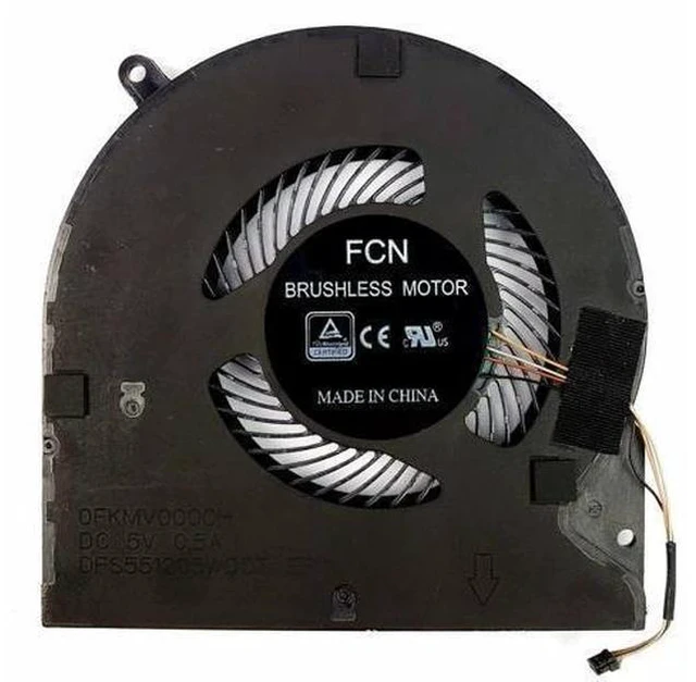 Alt view image 2 of 5 - Gpu and Cpu cooling fan for Blade 15 Advanced RZ09-0238 RZ09-0288 0301
