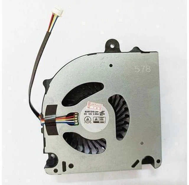 Alt view image 3 of 5 - Gpu and Cpu cooling fan for CLEVO X17SN X170 X170SM-G X7200 BS6812MS-U4N