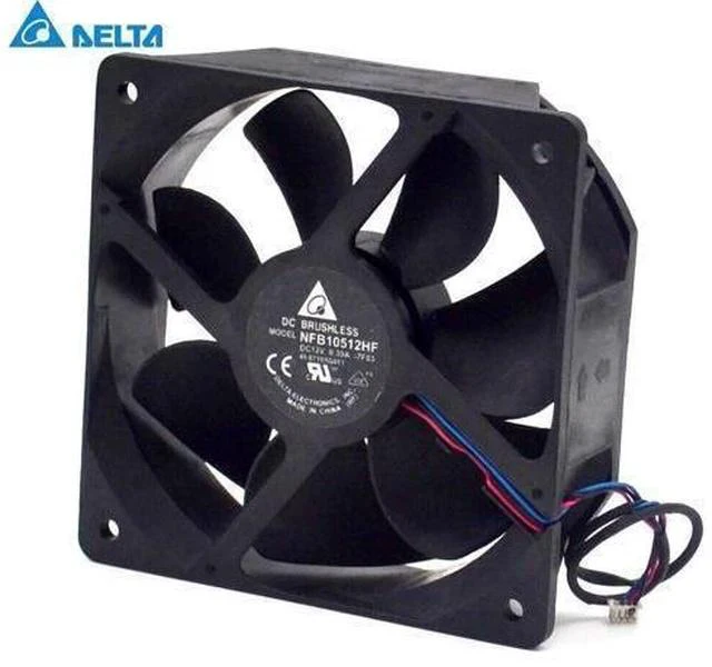 Alt view image 3 of 6 - original Delta Cooling fan NFB10512HF-7F03 49.87Y01G001 12V 0.39A 3 wires projector 5pcs\/lot