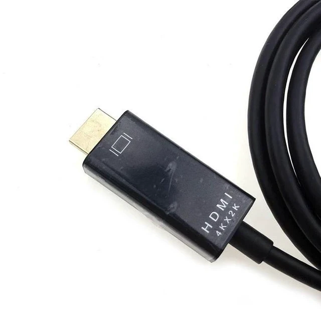 Alt view image 2 of 4 - 4K Mini DisplayPort to HDMI Cable 1.8m 4K/2K 1080p@60Hz, Mini DP to HDMI, Aluminum Shell for MacBook/Surface/PC, DisplayPort Compliant