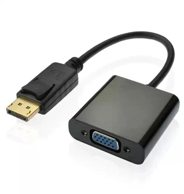 Main image of DP to VGA Adapter Cable DisplayPort Male to VGA Female, 1080p HD Video Converter for PC/Laptop to Monitor/Projector, Plug-and-Play