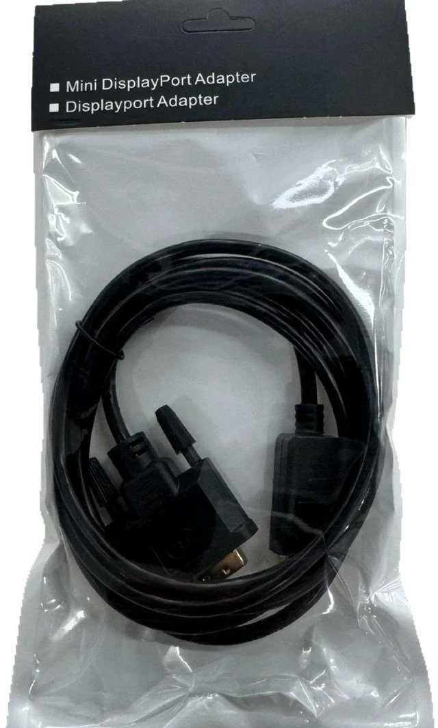 Alt view image 6 of 6 - DP to DVI Adapter Cable 1.8m DisplayPort Male to DVI-D 24+1 Male, 1080p Video Converter for Computer/Projector/Monitor