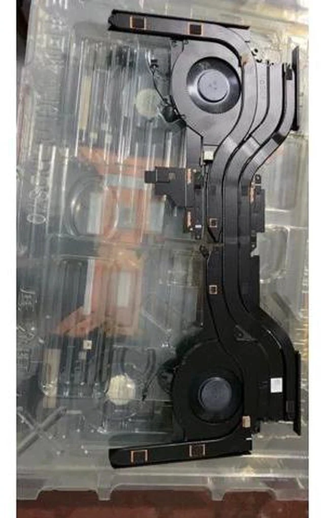 Alt view image 6 of 6 - Cpu cooling fan with heatsink for X17 R2 fru part number 0YV8VF 3080