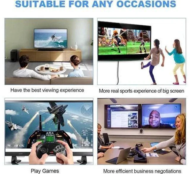 Alt view image 3 of 6 - 8K Displayport to DisplayPort 1.4 Cable Ultra HD 4K@144Hz 8K@60Hz HBR3(7680x4320 Resolution) High Speed 32.4Gbps Long Nylon Braided DisplayPort 1.4 1.2 Cable 33ft/10M