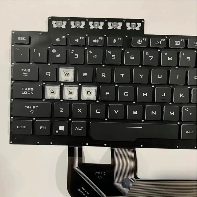 Alt view image 4 of 7 - Laptop Replacement US Layout Colorful Backlight Keyboard for Asus TUF Gaming A15 FX506 FA506 FA556 TUF506.TUF A17 FA706.TUF Gaming F17 FX706LI FX706 FX706L FA706U FX706U FA706 661VUS00