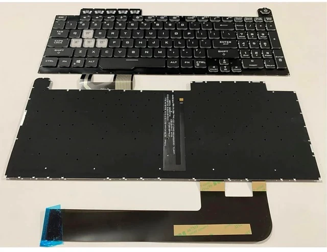 Alt view image 7 of 7 - Laptop Replacement US Layout Colorful Backlight Keyboard for Asus TUF Gaming A15 FX506 FA506 FA556 TUF506.TUF A17 FA706.TUF Gaming F17 FX706LI FX706 FX706L FA706U FX706U FA706 661VUS00