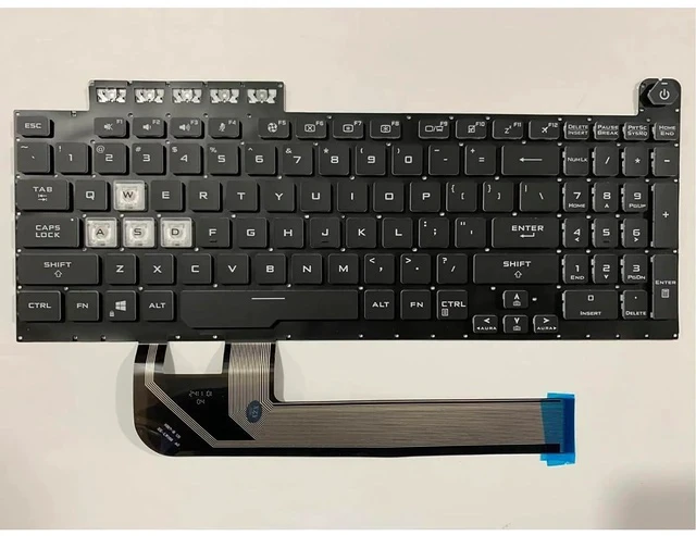 Alt view image 2 of 7 - Laptop Replacement US Layout Colorful Backlight Keyboard for Asus TUF Gaming A15 FX506 FA506 FA556 TUF506.TUF A17 FA706.TUF Gaming F17 FX706LI FX706 FX706L FA706U FX706U FA706 661VUS00