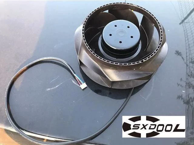 Main image of R1G175-RB33-G01/F01 48V 1.9A IP44 36-60V 76/62W M1G055-BI Round fan Turbo fan