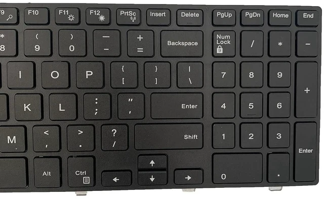 Alt view image 3 of 4 - Laptop Replacement US Layout Keyboard for Dell Inspiron 15 3000 Series 3541 3542 3543 3552 3553 3558 3559,15 5000 Series 5542 5543 5545 5547 5548 5552 5557 5558 5559, 17 5000 Series 5748 5749 5755