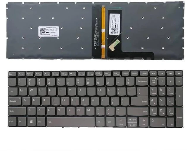 Main image of Laptop Replacement US Layout with Backlight Keyboard for Lenovo ideaPad 330s-15IKB 330s-15ARR, ideapad 3-15IIL05 3-15ARE05 3-15ITL05 3-15IML05, ideapad S340-15IWL S340-15API S340-15IIL