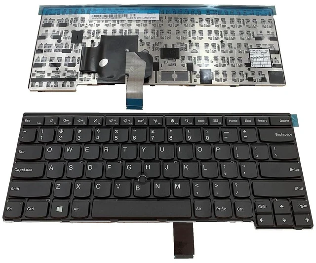 Alt view image 2 of 5 - Laptop Replacement US Keyboard for Lenovo Thinkpad T431 T431S E431 T440 T440P T440S E440 L440 T450 T450S T460 L450 T440E 00XH699 01AX310 01AX340 01YR046 01YR118 01YT100