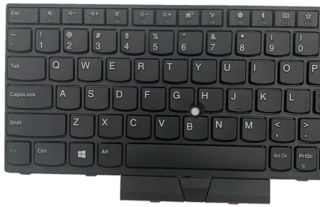 Alt view image 7 of 7 - Laptop Replacement US Layout No Pointer Keyboard for Lenovo IBM ThinkPad T570 T575 T580 P51S P52S 01ER582 01ER541 SN20M07934 01HX219 01HX259 SN20P41561 SN20P41521