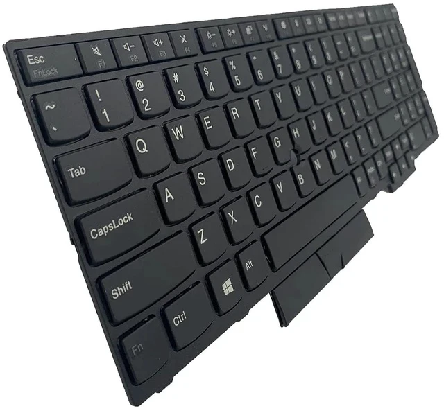Alt view image 6 of 6 - Laptop Replacement US Layout No Pointer Keyboard for Lenovo ThinkPad E580 E585 L580 E590 E595 L590 T590 P15S P52 P72 P53 P73 P53 P52 T15 01YP560 01YP720 01YP640