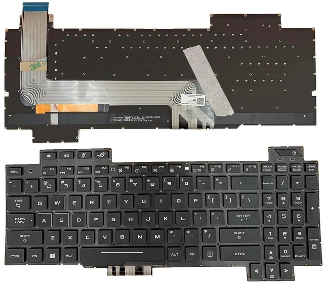 Alt view image 2 of 4 - Laptop Replacement US Layout with Backlight Keyboard for Asus ROG Strix GL503 GL503V GL503VD GL503VS GL503VM GL503GE GL703V GL703VD GL703VM GL703GE V170162AK1