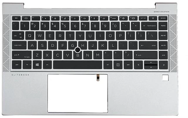 Main image of M07090-001 M36312-001 Replacement for HP Elitebook 840 G7 840 G8 Laptop Upper Top Cover Case Palmrest Backlit US Keyboard Assembly Part Silver