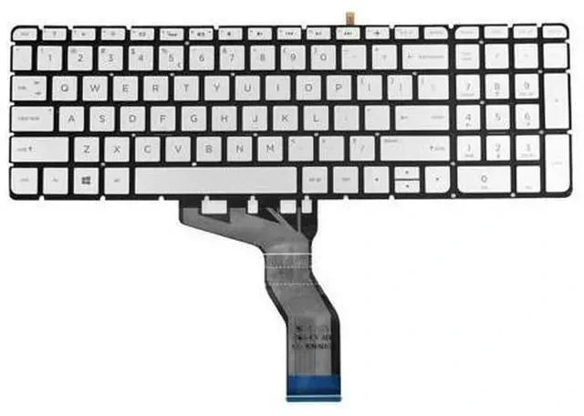 Alt view image 2 of 5 - US Sliver Backlit Keyboard HP Pavilion 15-au 15-au000 15t-au 15t-au keyboard