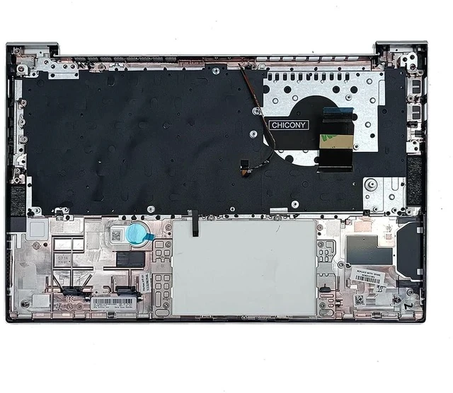 Alt view image 3 of 7 - M07090-001 M36312-001 Replacement for HP Elitebook 840 G7 840 G8 Laptop Upper Top Cover Case Palmrest Backlit US Keyboard Assembly Part Silver