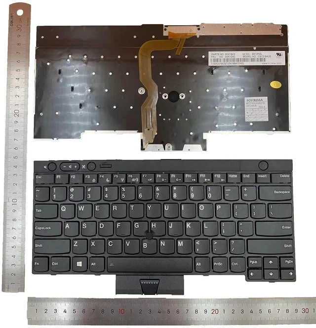 Alt view image 2 of 5 - Laptop Replacement US Layout No Pointer Keyboard for Lenovo IBM ThinkPad T430 T430S T430I X230 X230T X230I T530 W530 (Not Fit T430U X230S) 04W2250, 04W3025, 04W2369, 04W3063, 04W3174