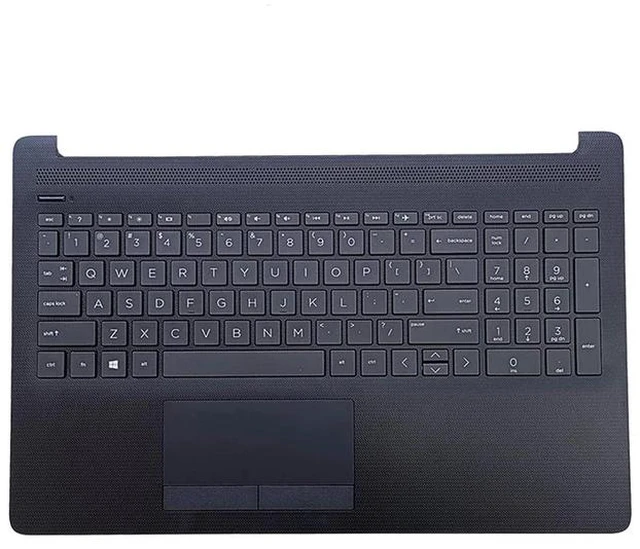 Main image of Replacement for HP 15-DA 15-DB 15-DR 15-DA0053WM 15-DA0012DX 15-DA0073WM Trackpad AHS Laptop Upper Top Cover Case Palmrest Not-Backlit Keyboard Touchpad Assembly Part L20387-001 AP29M000400