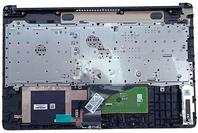 Alt view image 2 of 7 - Replacement for HP 15-DA 15-DB 15-DR 15-DA0053WM 15-DA0012DX 15-DA0073WM Trackpad AHS Laptop Upper Top Cover Case Palmrest Not-Backlit Keyboard Touchpad Assembly Part L20387-001 AP29M000400