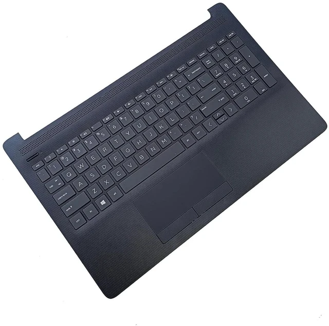 Alt view image 3 of 7 - Replacement for HP 15-DA 15-DB 15-DR 15-DA0053WM 15-DA0012DX 15-DA0073WM Trackpad AHS Laptop Upper Top Cover Case Palmrest Not-Backlit Keyboard Touchpad Assembly Part L20387-001 AP29M000400