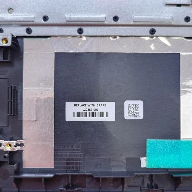 Alt view image 4 of 7 - Replacement for HP 15-DA 15-DB 15-DR 15-DA0053WM 15-DA0012DX 15-DA0073WM Trackpad AHS Laptop Upper Top Cover Case Palmrest Not-Backlit Keyboard Touchpad Assembly Part L20387-001 AP29M000400