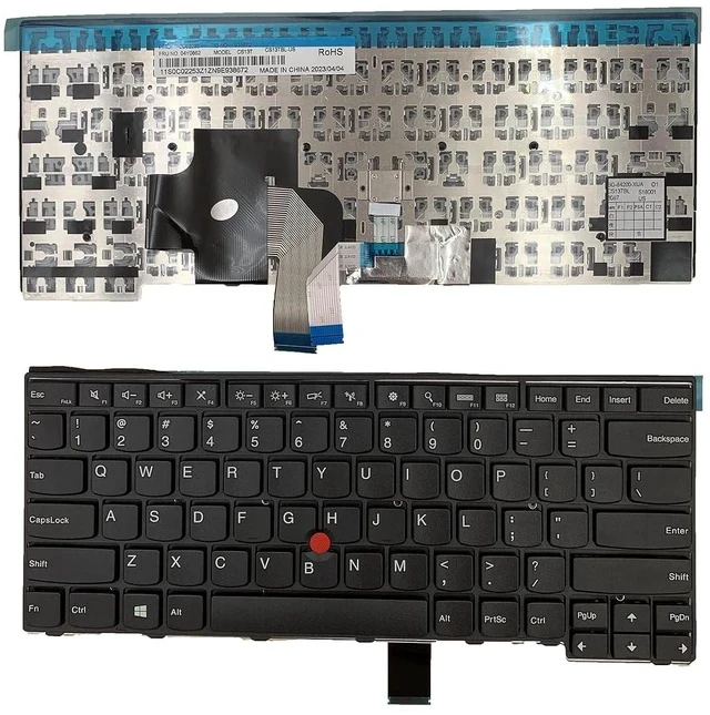 Alt view image 3 of 4 - Laptop Replacement US Layout Keyboard for Lenovo ThinkPad T431 T431S E431 T440 T440P T440S E440 L440 T450 T450S T460 04W2250 04W3025 04W2369 04W3063 04W3174 04X1277 04X1315