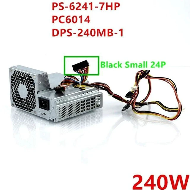 Alt view image 2 of 5 - Power Supply 240W PS-6241-7HP PC6014 DPS-240MB-1 437798-001 437352-001 437351-001 437797-001 DPS-240MB A