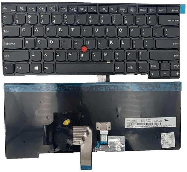 Main image of Laptop Replacement Keyboard for Lenovo Thinkpad T440 T440P T440s T431 E431 L440 T450s L440 L450 L460 L470 T431S T450 e440 e431S T460 Series Black US Layout