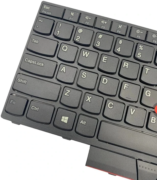 Alt view image 3 of 5 - Laptop Replacement US Layout with Pointer Keyboard for Lenovo IBM ThinkPad T470 T480 01AX569 SN20L72890 01AX487 01AX446 SN20L72767 PK131204100 01AX405 No Backlit