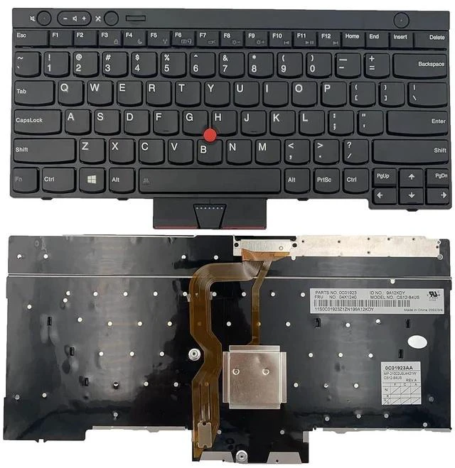 Main image of Laptop Replacement US Layout Keyboard for Lenovo ThinkPad T430 T430I T430S X230 X230T T530 W530 L430 L530 04Y0490 04X1277 04X1315 04X1263 04W3048 04W3123