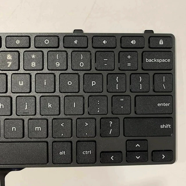 Alt view image 3 of 5 - Laptop Replacement US Layout Keyboard for Dell Chromebook 11 3100 3400 3110 5190 00D2DT 0H06WJ 0D2DT AE09U018 (Not for Chromebook 3100/5190 2-in-1) no Backlit