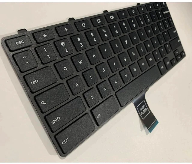 Alt view image 4 of 5 - Laptop Replacement US Layout Keyboard for Dell Chromebook 11 3100 3400 3110 5190 00D2DT 0H06WJ 0D2DT AE09U018 (Not for Chromebook 3100/5190 2-in-1) no Backlit