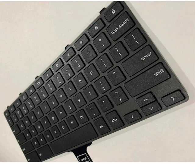 Alt view image 5 of 5 - Laptop Replacement US Layout Keyboard for Dell Chromebook 11 3100 3400 3110 5190 00D2DT 0H06WJ 0D2DT AE09U018 (Not for Chromebook 3100/5190 2-in-1) no Backlit