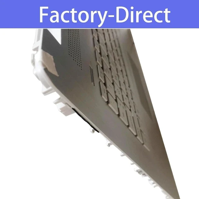 Alt view image 4 of 7 - Replacement for HP 17BY 17-by 17CA 17-CA Laptop Upper Top Cover Case Palmrest Backlit Keyboard Touchpad Assembly Part with ODD L92783-001 6070B1308113 Top Cover Sliver 2020 Year